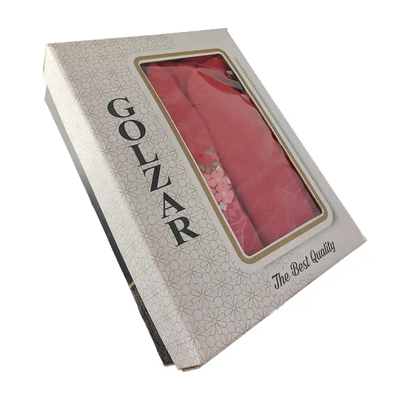 حوله پالتویی گلزار مدل یقه‌گلدوزی سایز125