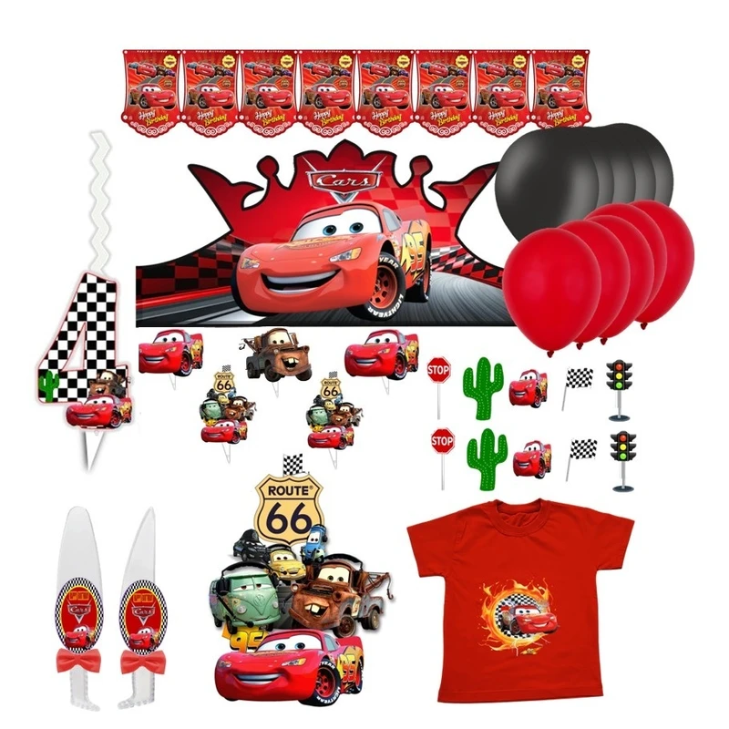 مجموعه 39 عددی تم تولد مدل ماشین مک کوئین کد 104