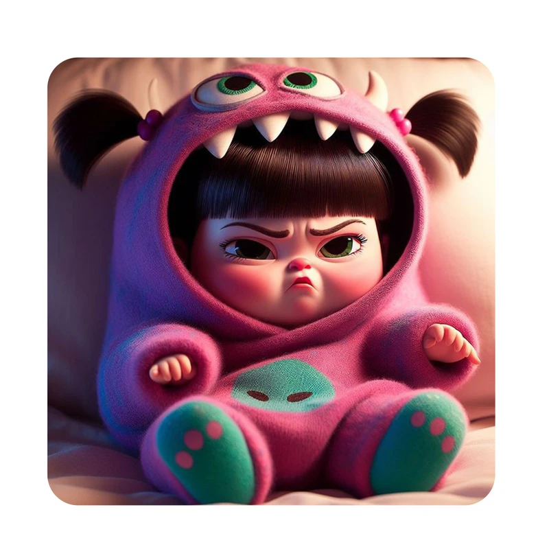 مگنت طرح دختر و هیولا کد 2000199