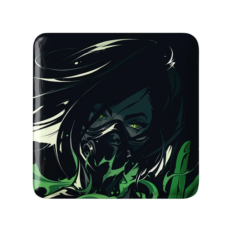 مگنت خندالو طرح بازی ولورانت (Valorant) مدل مربعی کد 33097