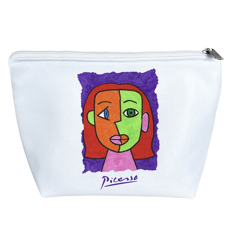 کیف لوازم آرایش دخترانه خندالو مدل نقاشی پیکاسو کد 5027