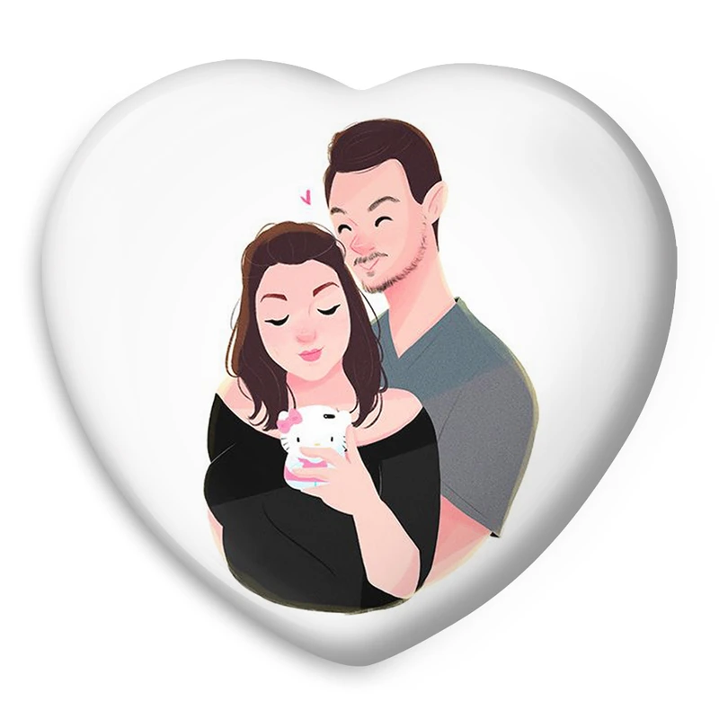 پیکسل خندالو طرح عاشقانه مدل قلبی کد 1876