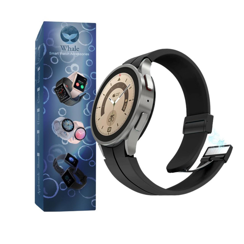بند واله مدل سیلیکون مگنتی مناسب برای ساعت هوشمند سامسونگgalaxy watch 5 40mm