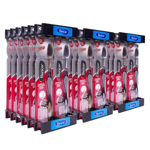 مسواک بنسر مدل پروفشنال ذغالی با برس متوسط بسته 36 عددی