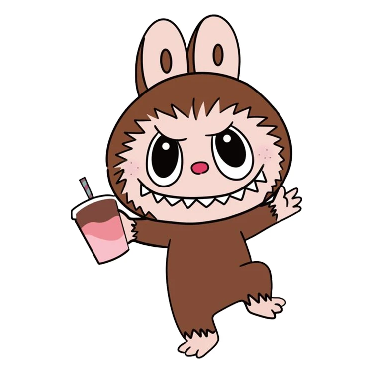 استیکر پارچه و لباس پاد آفرین مدل عروسک لبوبو کد S1175