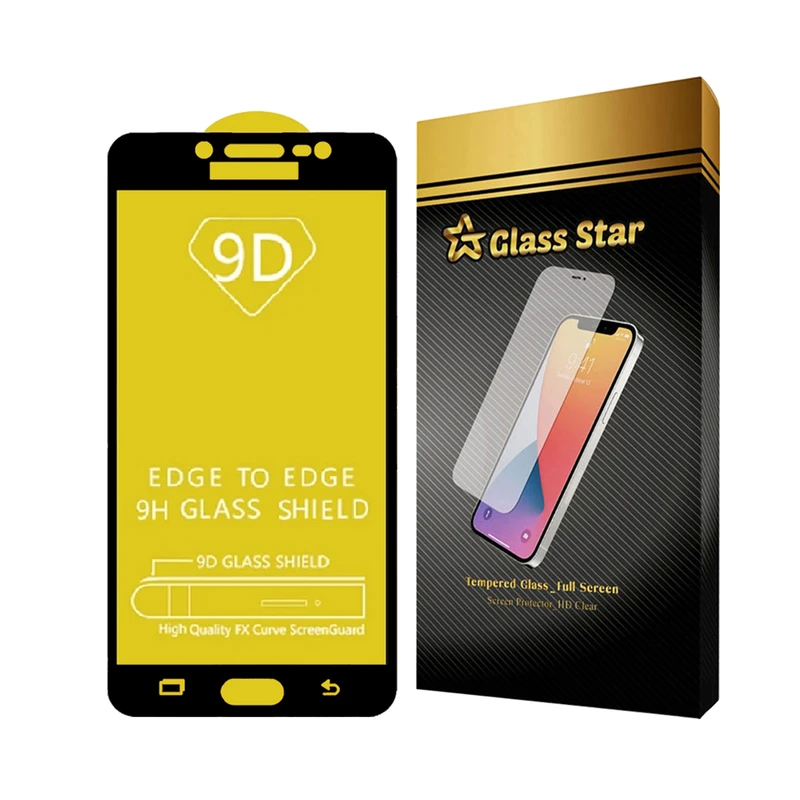 محافظ صفحه نمایش گلس استار مدل FULLGS مناسب برای گوشی موبایل سامسونگ Galaxy J5 Prime / Galaxy G570 / Galaxy On5 2016