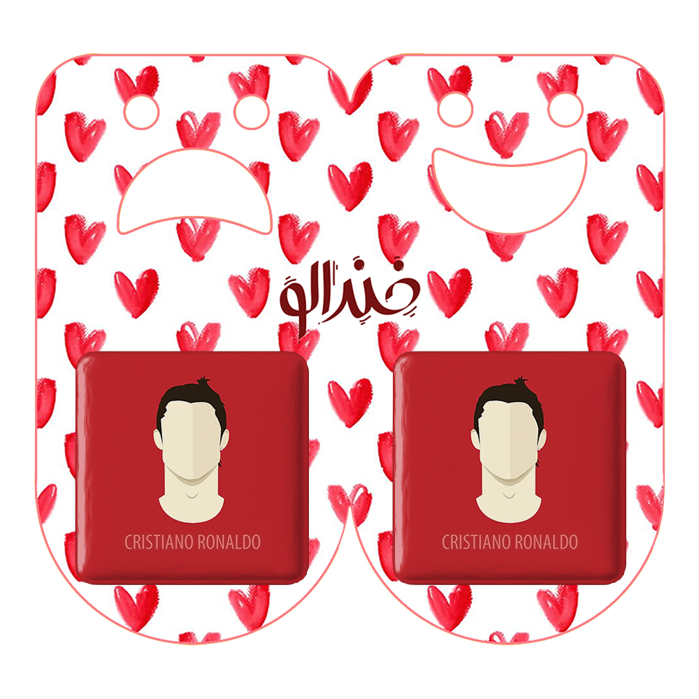 پیکسل خندالو مدل کریستیانو رونالدو کد 13936 به همراه مگنت