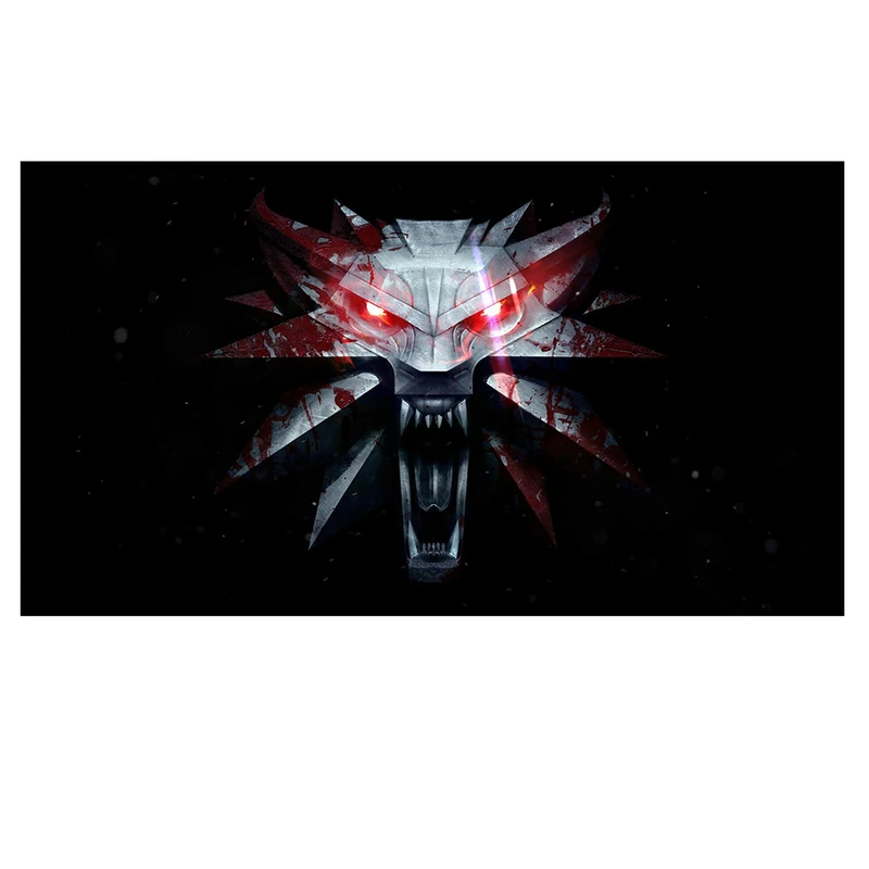 فرش پارچه‌ای مدل فرشینه طرح بازی کامپیوتری  the witcher کد AR3061876