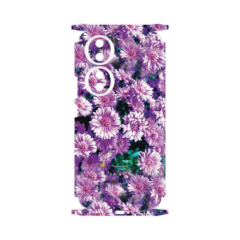 برچسب پوششی ماهوت مدل Purple_Flower-FullSkin مناسب برای گوشی موبایل آنر 90
