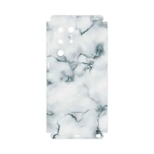 MAHOOT Blanco-Smoke-Marble-FullSkin Cover Sticker for Samsung Galaxy S22 Ultra 5G