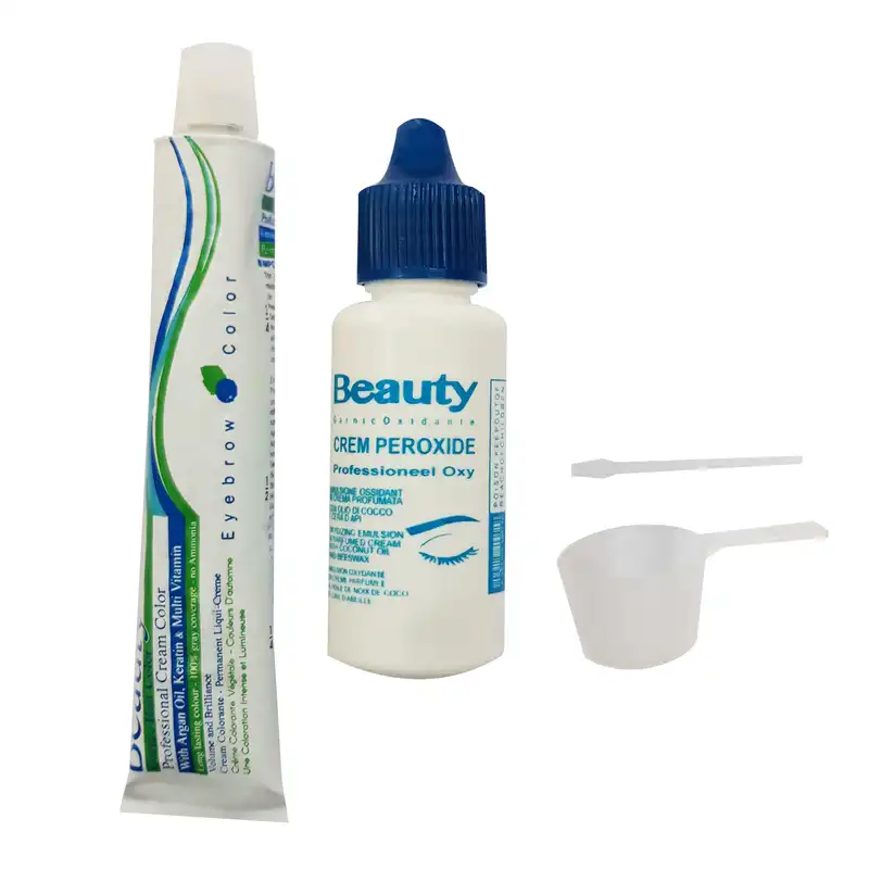 کیت رنگ ابرو بیوتی شماره bcin5 حجم 20 میلی لیتر رنگ دارچینی