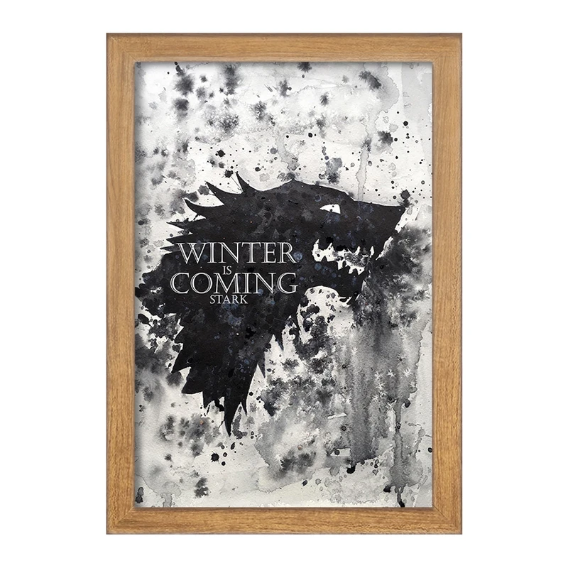 تابلو خندالو مدل زمستان در راه است (Winter Is Coming) کد F11372