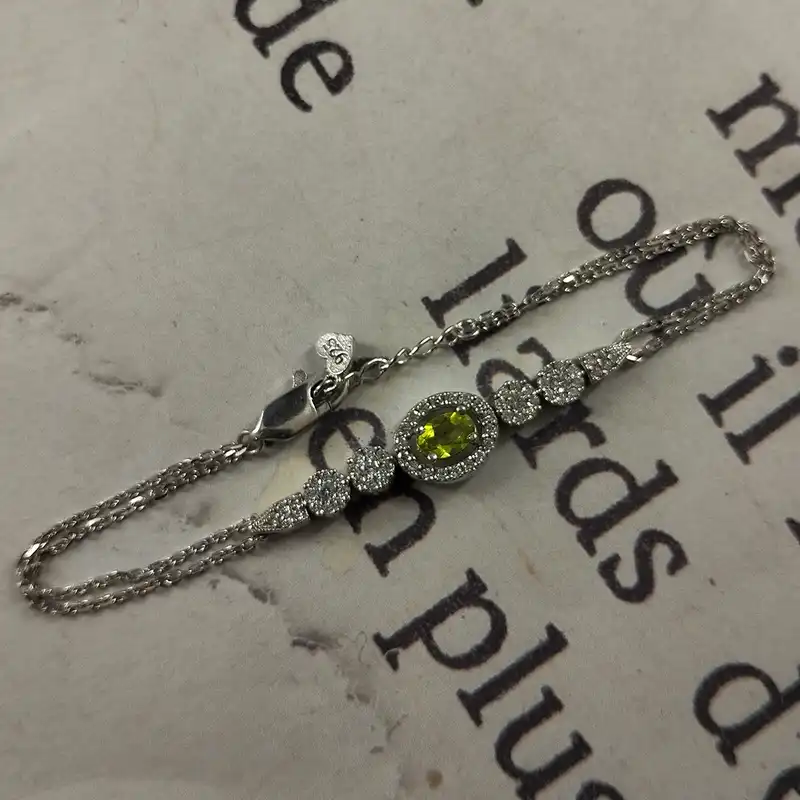 نیم ست نقره زنانه سلین کالا مدل زبرجد کد 40