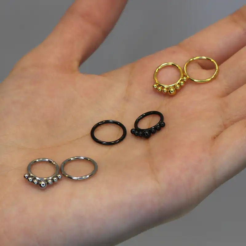 گوشواره زنانه پایتخت مدل  PS656_GO مجموعه 2 عددی