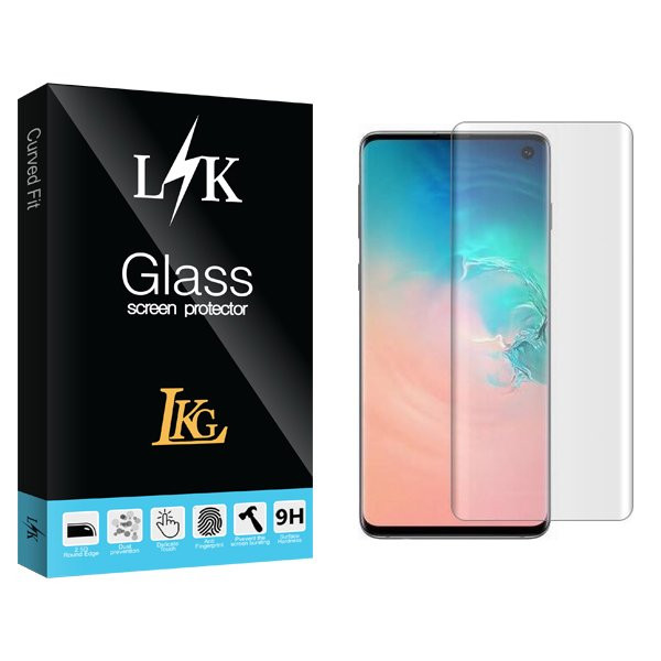 محافظ صفحه نمایش ال کا جی مدل LKK UV_NW مناسب برای گوشی موبایل سامسونگ Galaxy S10