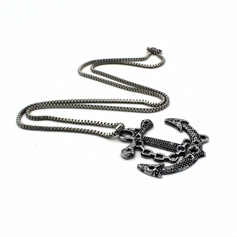 گردنبند مردانه رزالیا طرح لنگر مدل NM-SSC-5