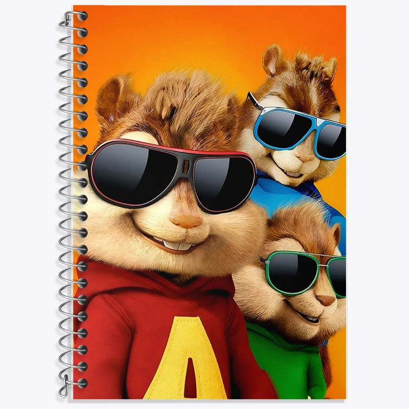 دفتر نت موسیقی 50 برگ خندالو طرح آلوین و سنجاب ها کد F8323