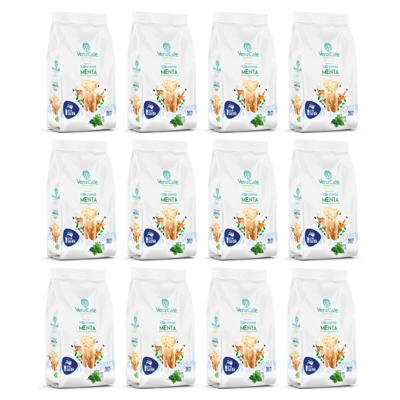 آیس کافی فوری منتا ونزکافه بسته 12 عددی