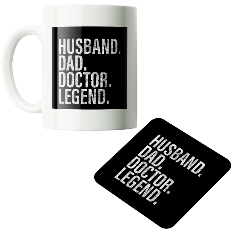 ماگ پاد آفرین مدل روز پزشک دکتر بیمارستان دانشجو پزشکی کد PZ076 به همراه زیرلیوانی