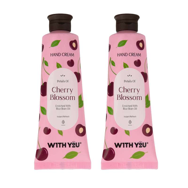 کرم مرطوب کننده ویت یو مدل CHERRY BLOSSOM حجم 50 میلی لیتر مجموعه 2 عددی کرم مرطوب کننده ویت یو مدل CHERRY BLOSSOM حجم 50 میلی لیتر مجموعه 2 عددی