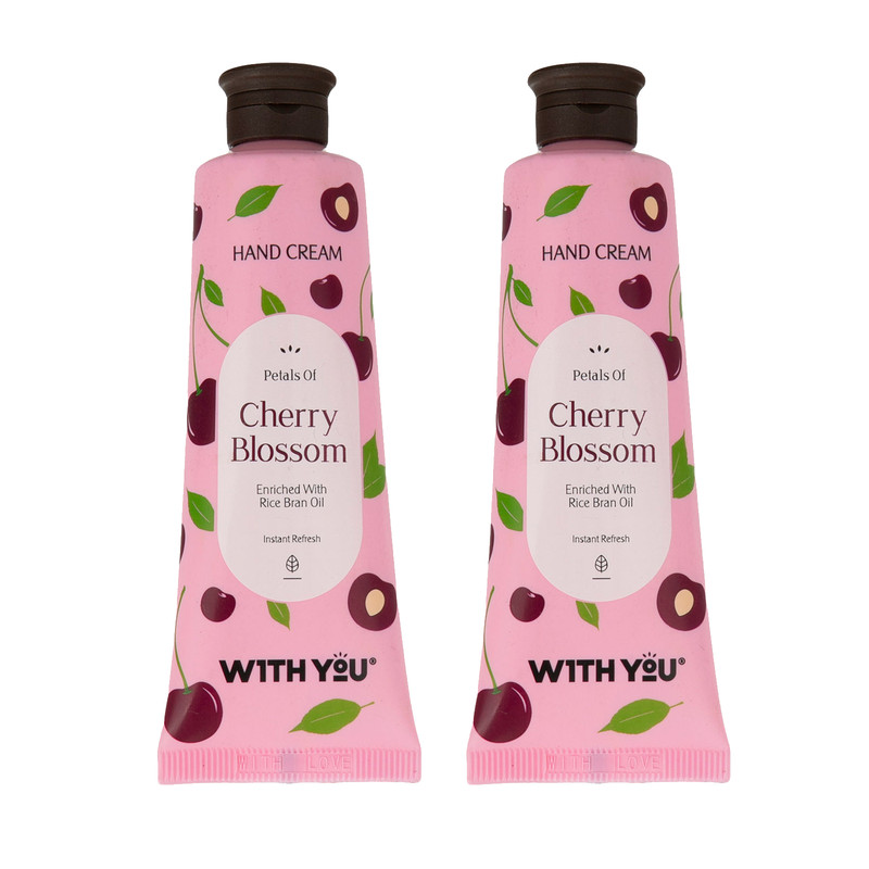 کرم مرطوب کننده ویت یو مدل CHERRY BLOSSOM حجم 50 میلی لیتر مجموعه 2 عددی کرم مرطوب کننده ویت یو مدل CHERRY BLOSSOM حجم 50 میلی لیتر مجموعه 2 عددی