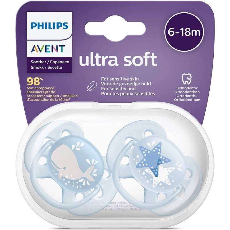 پستانک ارتودنسی اونت مدل Ultra Soft بسته 2 عددی