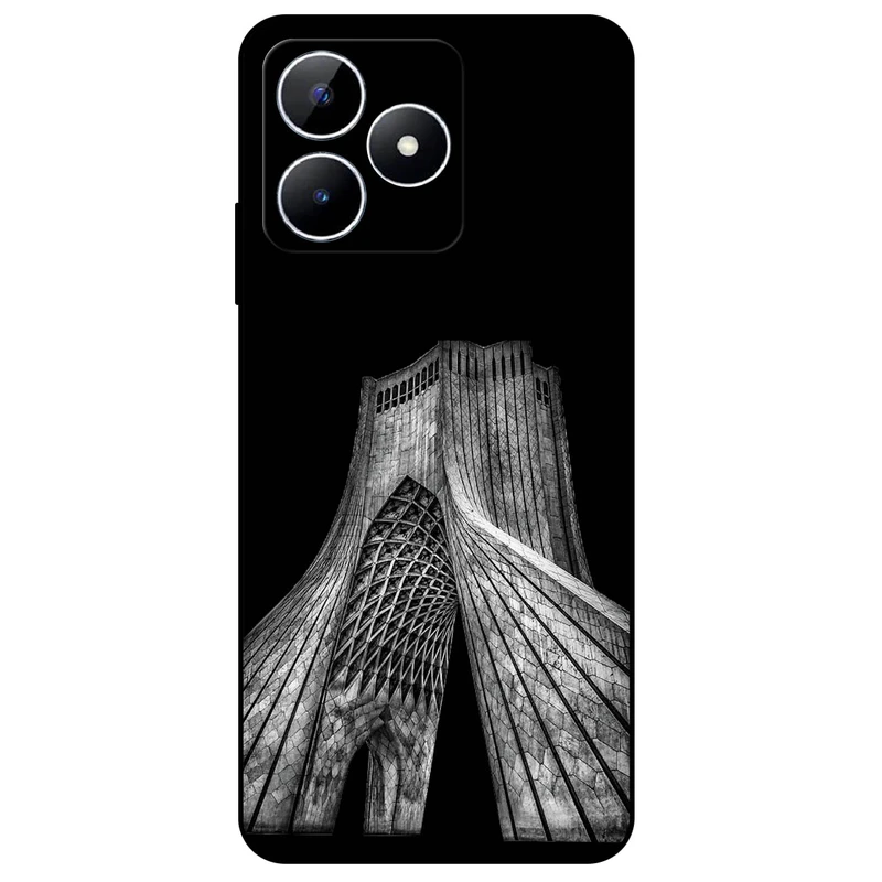 کاور مگافون طرح برج آزادی مدل 8263 مناسب برای گوشی موبایل ریلمی Note 50