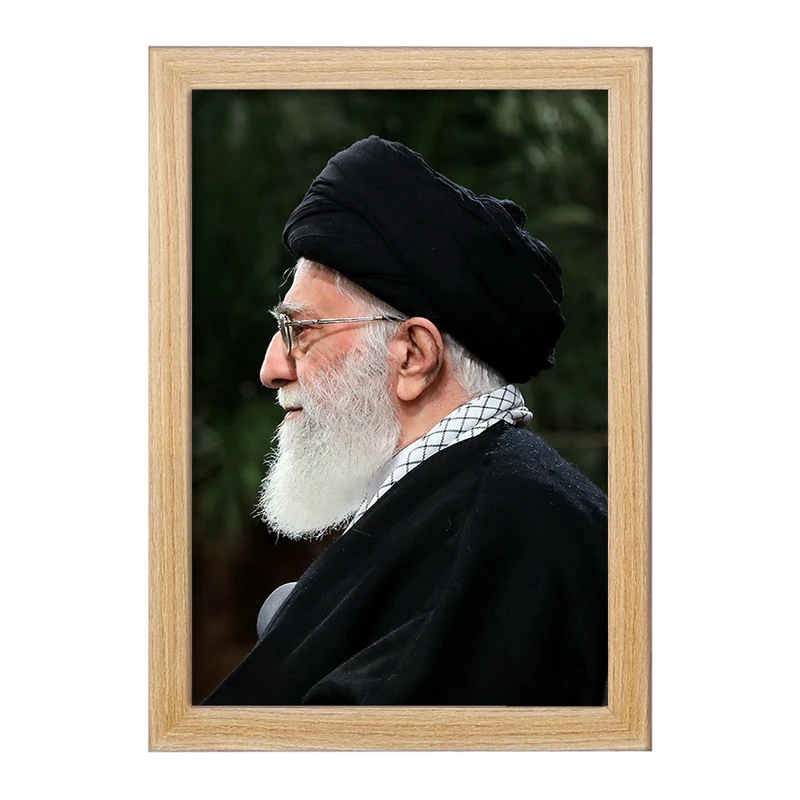 تابلو خندالو مدل تصویر رهبر  کد 12618