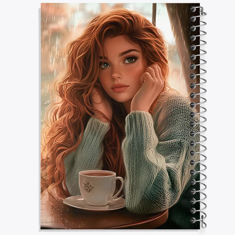 دفتر مشق 100 برگ خندالو طرح دخترانه کد F7784