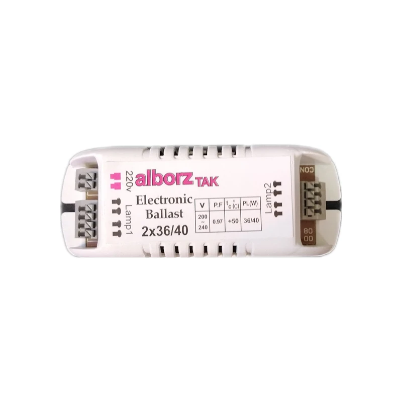 ترانس الکترونیکی 2x36 مهتابی واف پی ال  مدل البرز