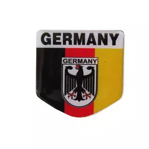 برچسب خودرو طرح پرچم آلمان کد 5Z103