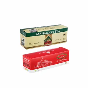 چای کیسه ای عطری محمود بسته ی 25 عددی 100 گرم به همراه چای کیسه ای ساده ی گلستان 100گرم بسته 25 عددی