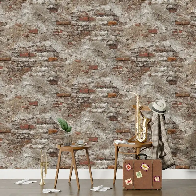 کاغذ دیواری مدل آجر کد 8129