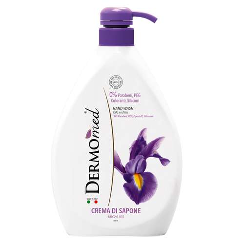 صابون شستشو مایع درمومد مدل تالک و آیریس حجم 600 میلی لیتر