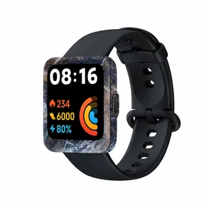 MAHOOT Earth_White_Marble Cover Sticker for Xiaomi Redmi Watch 2 Lite Smartwatch