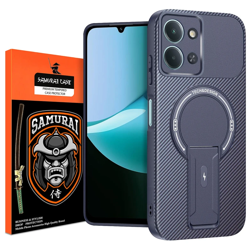 کاور سامورایی مدل Carbon Stand مناسب برای گوشی موبایل شیائومی Redmi 15C 4G