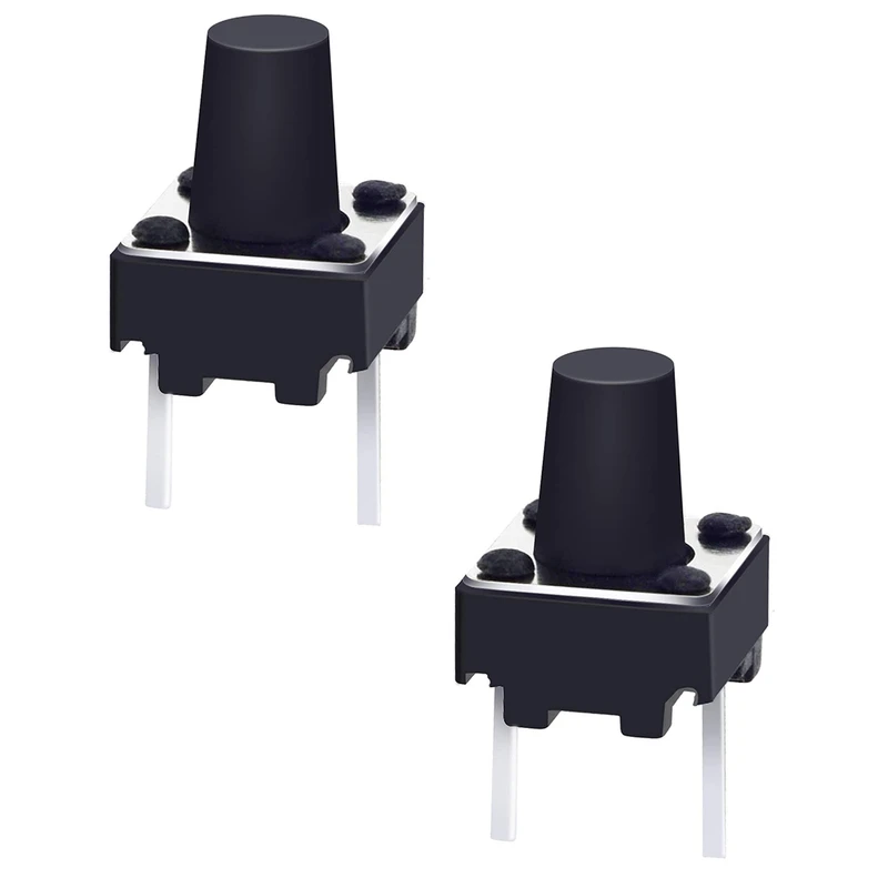 میکرو سوئیچ مدل Vertical-6×6×8-2P بسته 2 عددی