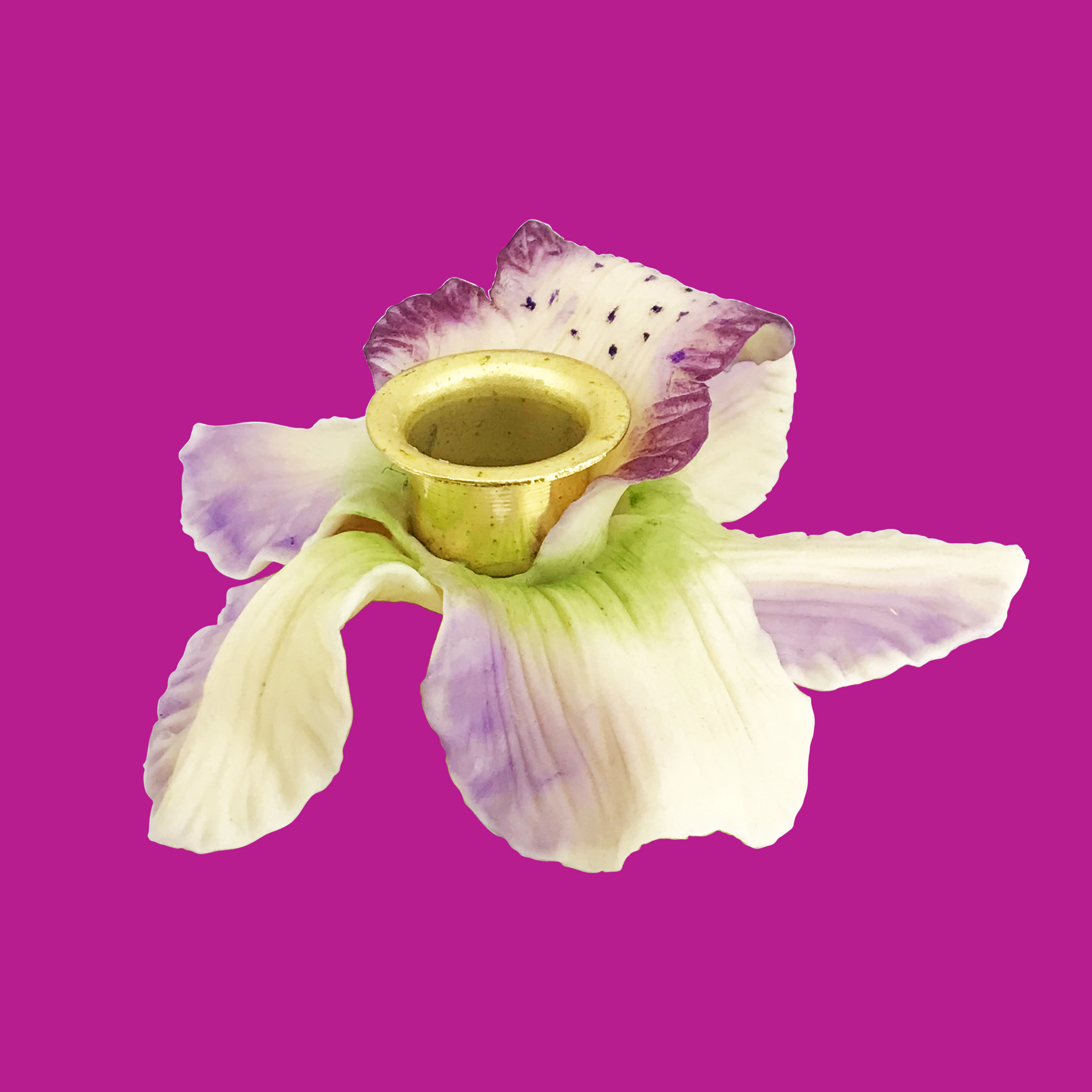 جاشمعی طرح گل ارکیده مدل 15842