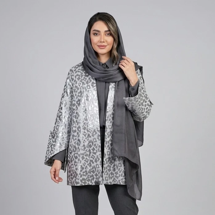مانتو مجلسی زیر باسن زنانه پروت مدل P-141
