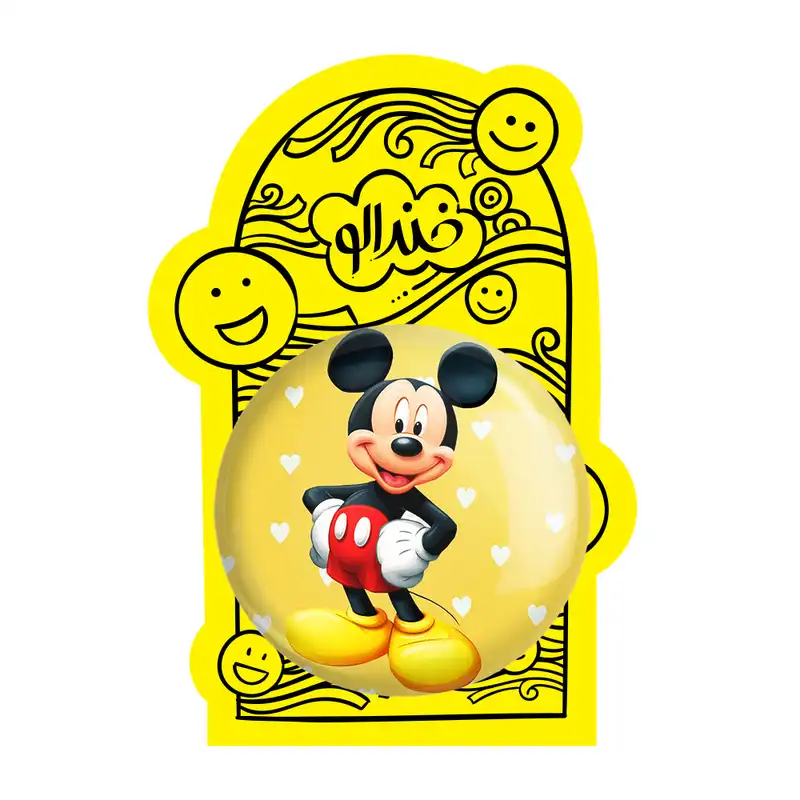 آینه جیبی خندالو مدل میکی موس Mickey Mouse کد 2434