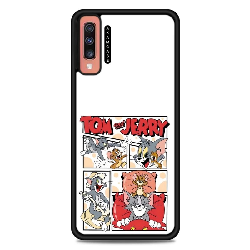 کاور آکام مدل AMC-WSGA70-TOM & JERRY13 مناسب برای گوشی موبایل سامسونگ Galaxy A70
