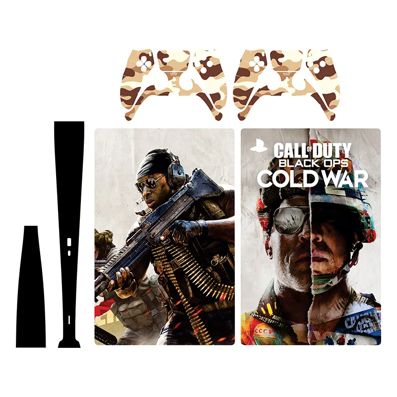 برچسب کنسول بازی پلی استیشن 5 دیجیتال توییجین وموییجین مدل call of duty 1 مجموعه 6 عددی