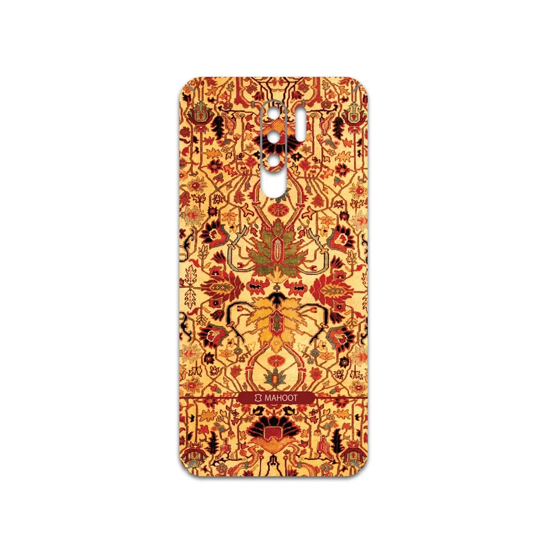 برچسب پوششی ماهوت مدل Persian-Carpet-Yellow مناسب برای گوشی موبایل سامسونگ Galaxy M01