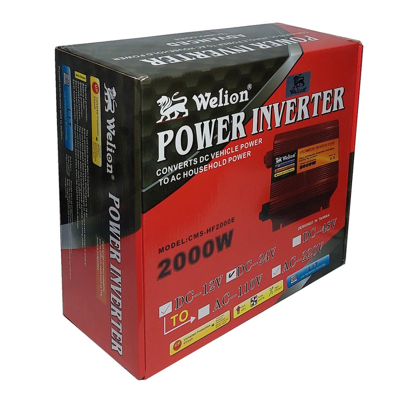 اینورتر صنعتی تک فاز ویلیون مدل CMS-HF2000E ظرفیت 2 کیلو وات