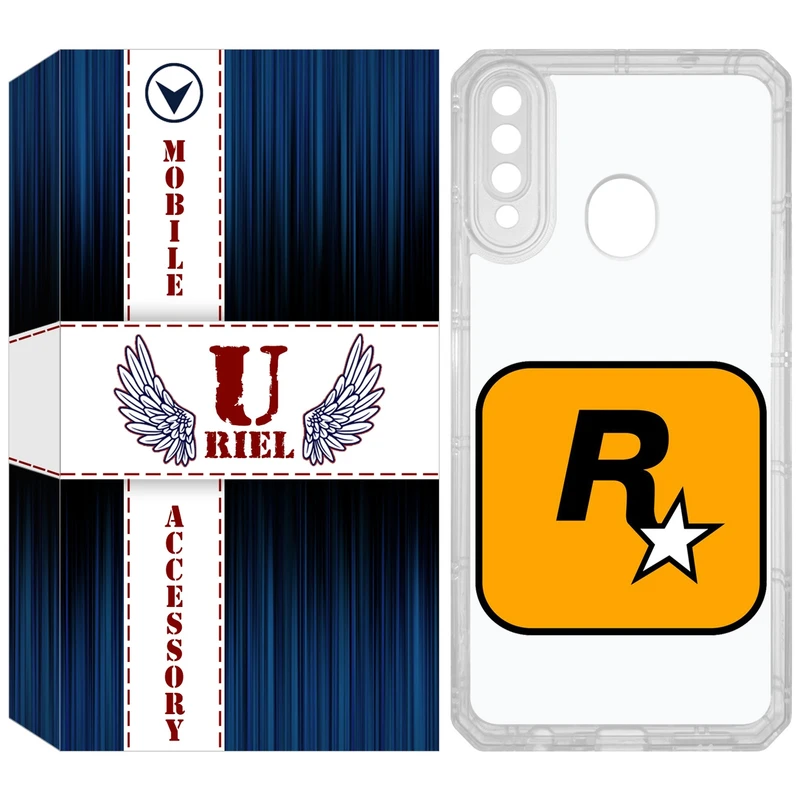 کاور یوریل مدل Clear کد 54 طرح راک استار مناسب برای گوشی موبایل سامسونگ Galaxy A20s