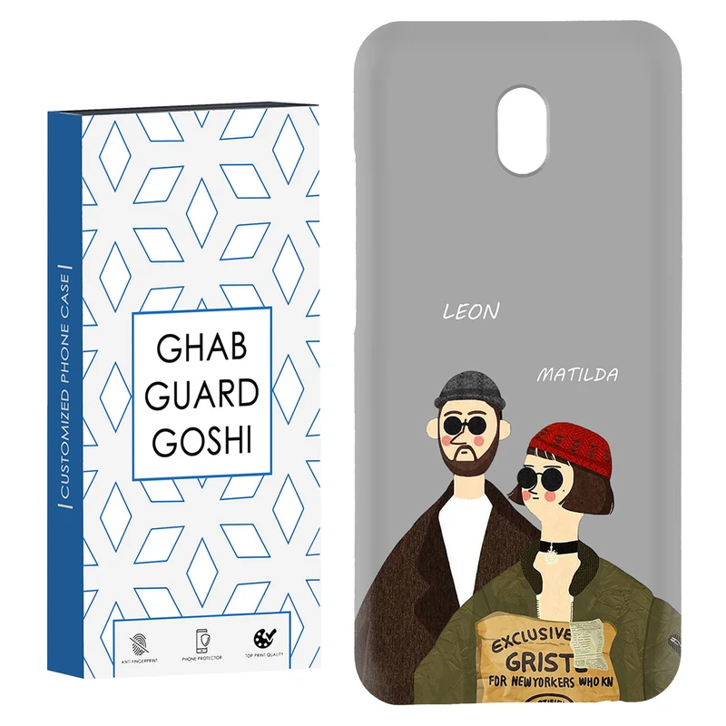 کاور قاب گارد گوشی طرح لئون و ماتیلدا کد Dimo-095 مناسب برای گوشی موبایل شیائومی Redmi 8a