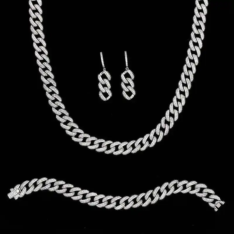 نیم ست نقره زنانه مدل A107