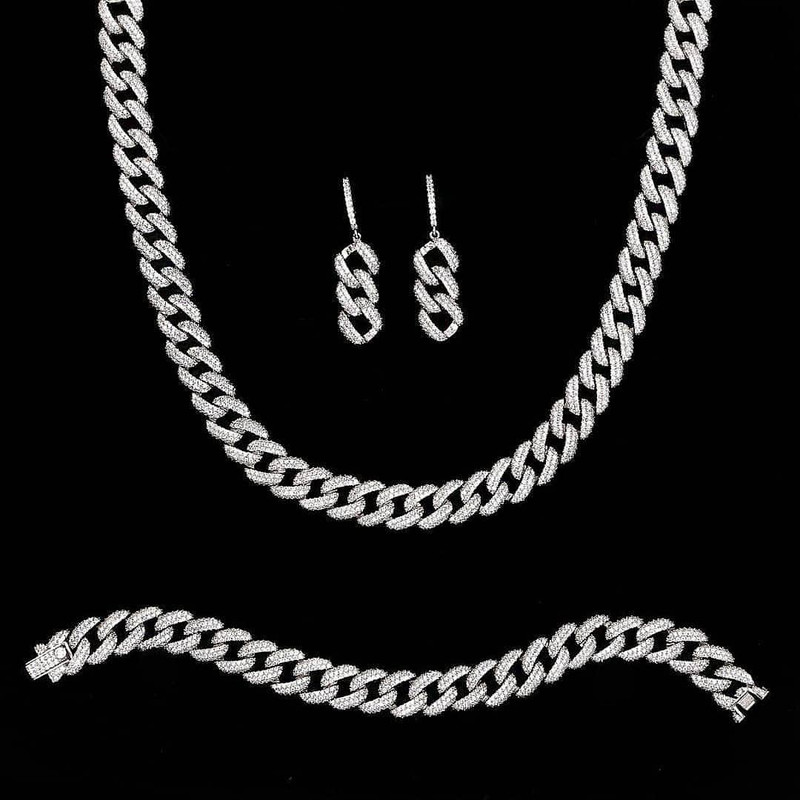 نیم ست نقره زنانه مدل A113