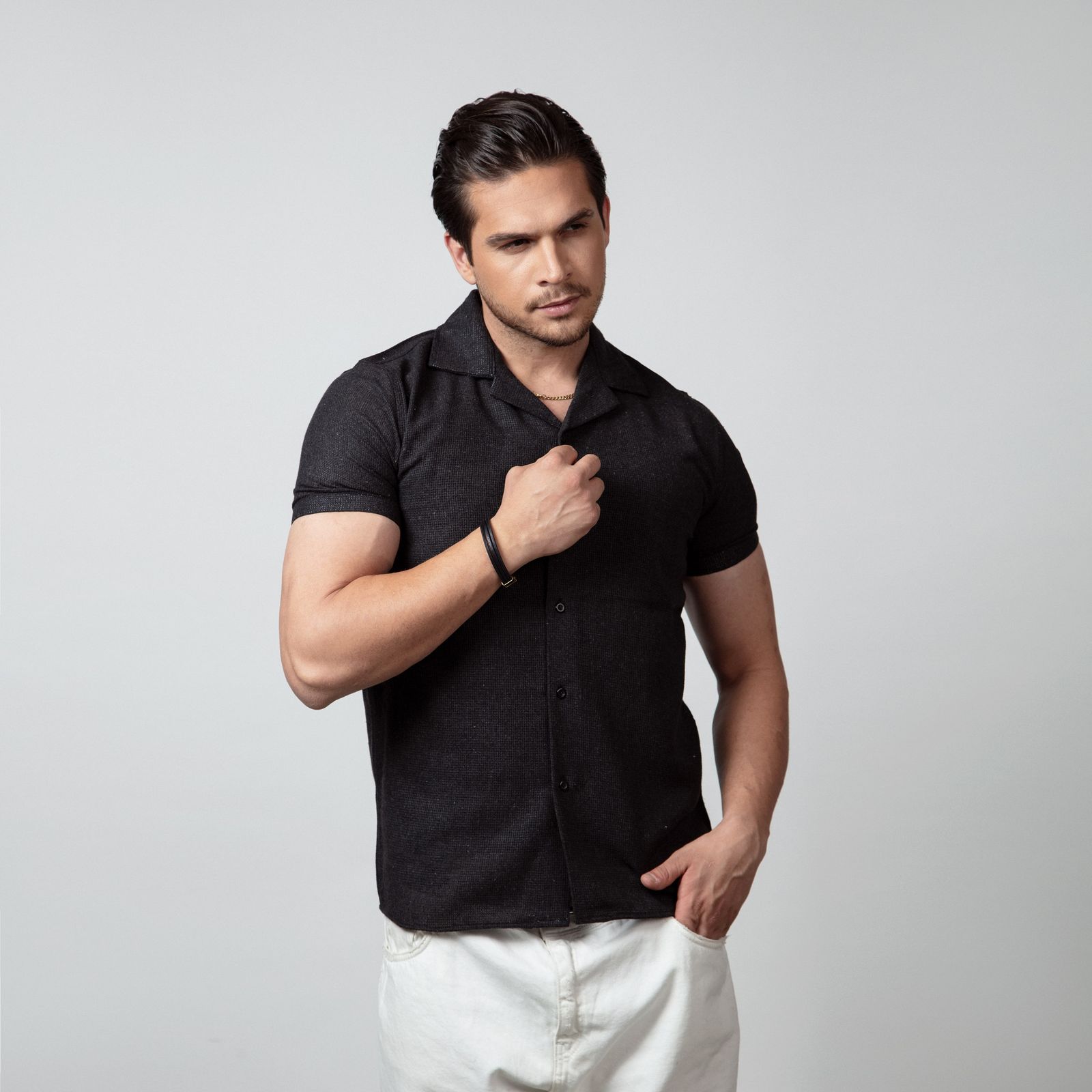 پیراهن آستین کوتاه مردانه باینت مدل 772-1 کنفی -  - 1