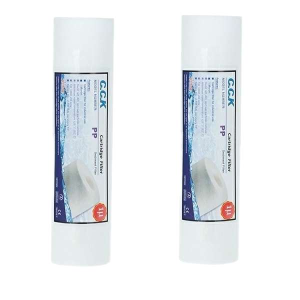 فیلتر دستگاه تصفیه آب سی سی کا مدل PP 5 Micron بسته 2 عددی فیلتر دستگاه تصفیه آب سی سی کا مدل PP 5 Micron بسته 2 عددی